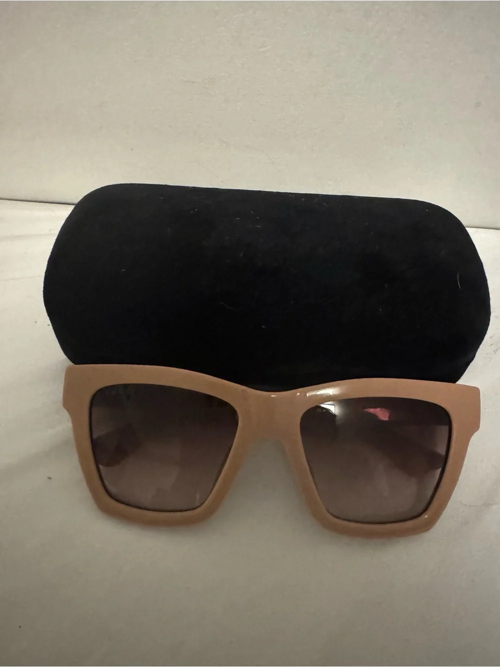 Gucci Minimal Cat Eye Sunglasses, 54mm, Blush Pink